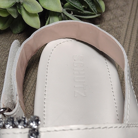 Shultz Ruth Platform Crystal Embellished Sandals - Picture 11 of 15